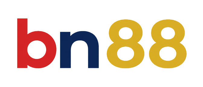 bn88 logo on a dark neon header